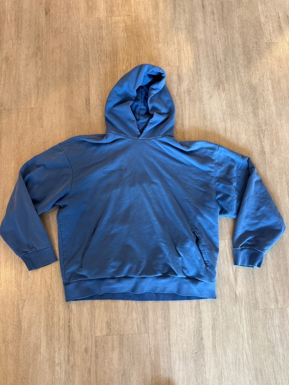 Pangaia Blue Midweight Hoodie L